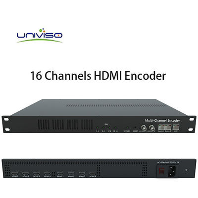 Ψηφιακή επικεφαλής εισαγωγή HD H.264 τελών HDMI & κωδικοποιητής H.265 με την παραγωγή IP& ASI, ένθετο λογότυπων
